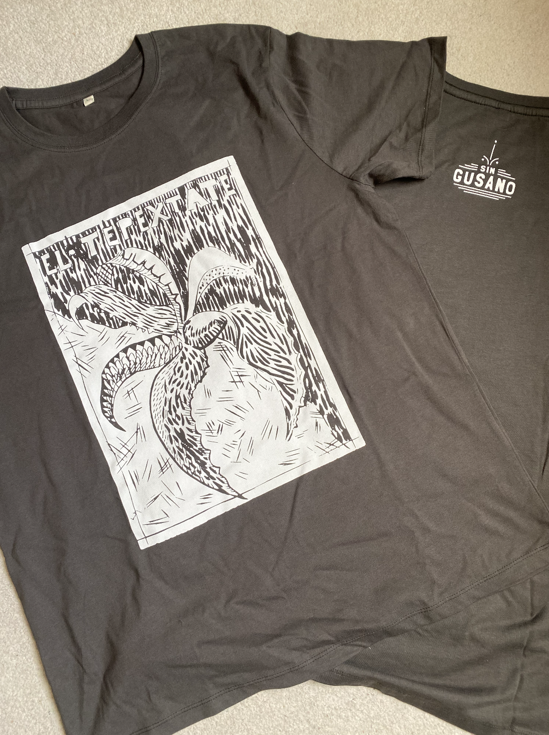 Sin Gusano Project Tepextate t-shirt in gret