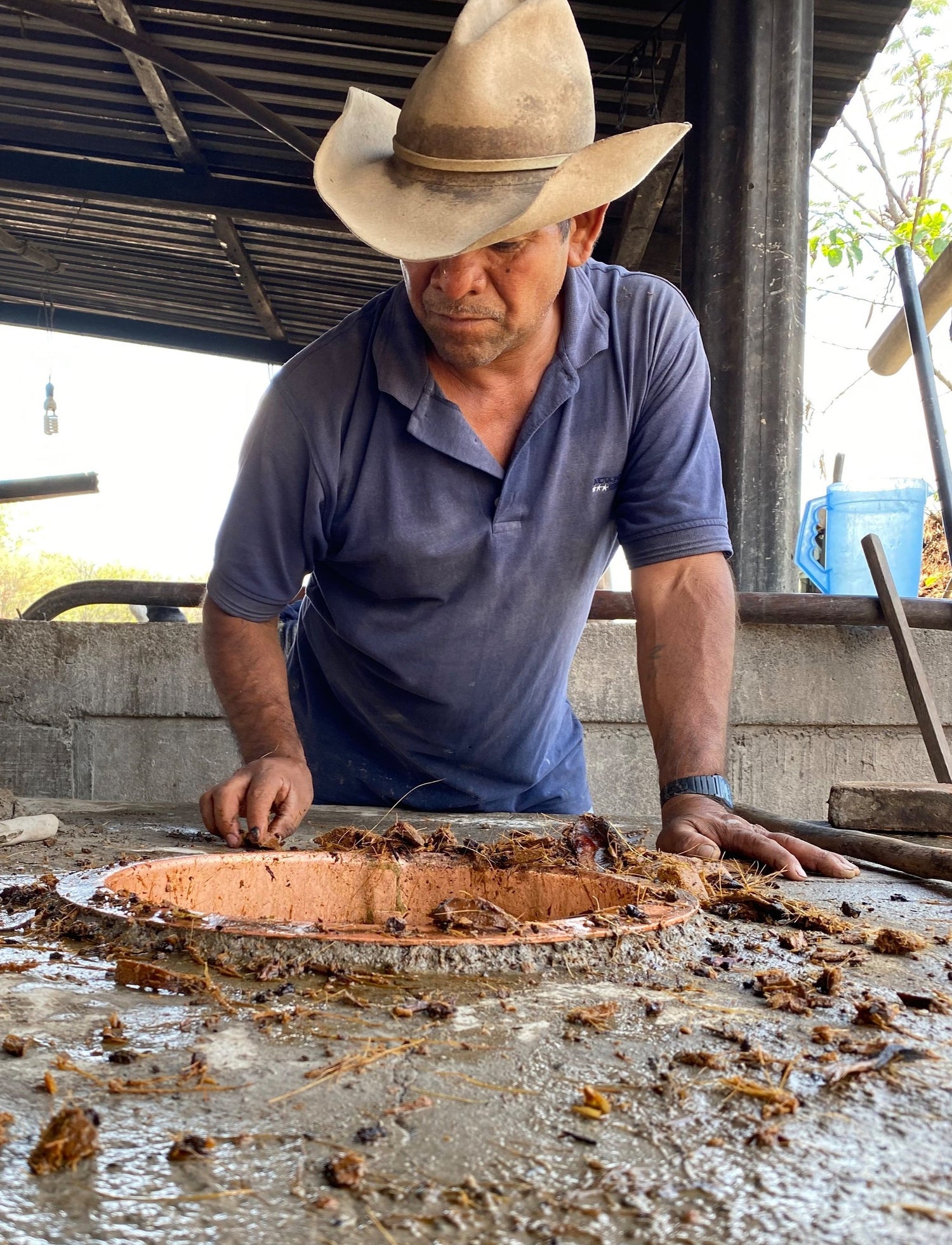 Nicolas created the Cuishe - San Luis Amatlán small batch mezcal