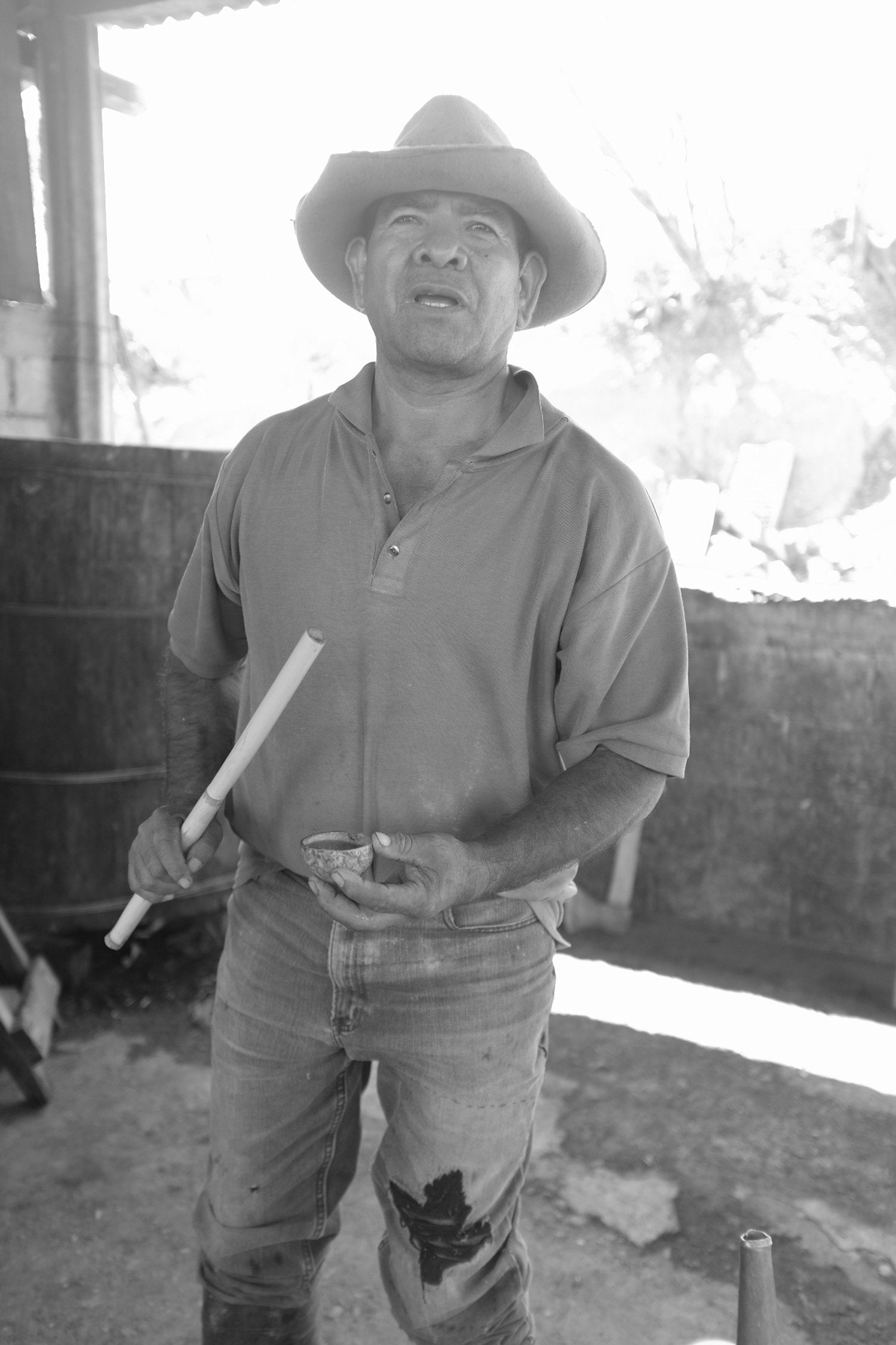 Nicolas, creator of the Coyote con Tobala y Tepextate - Amatlán mezcal