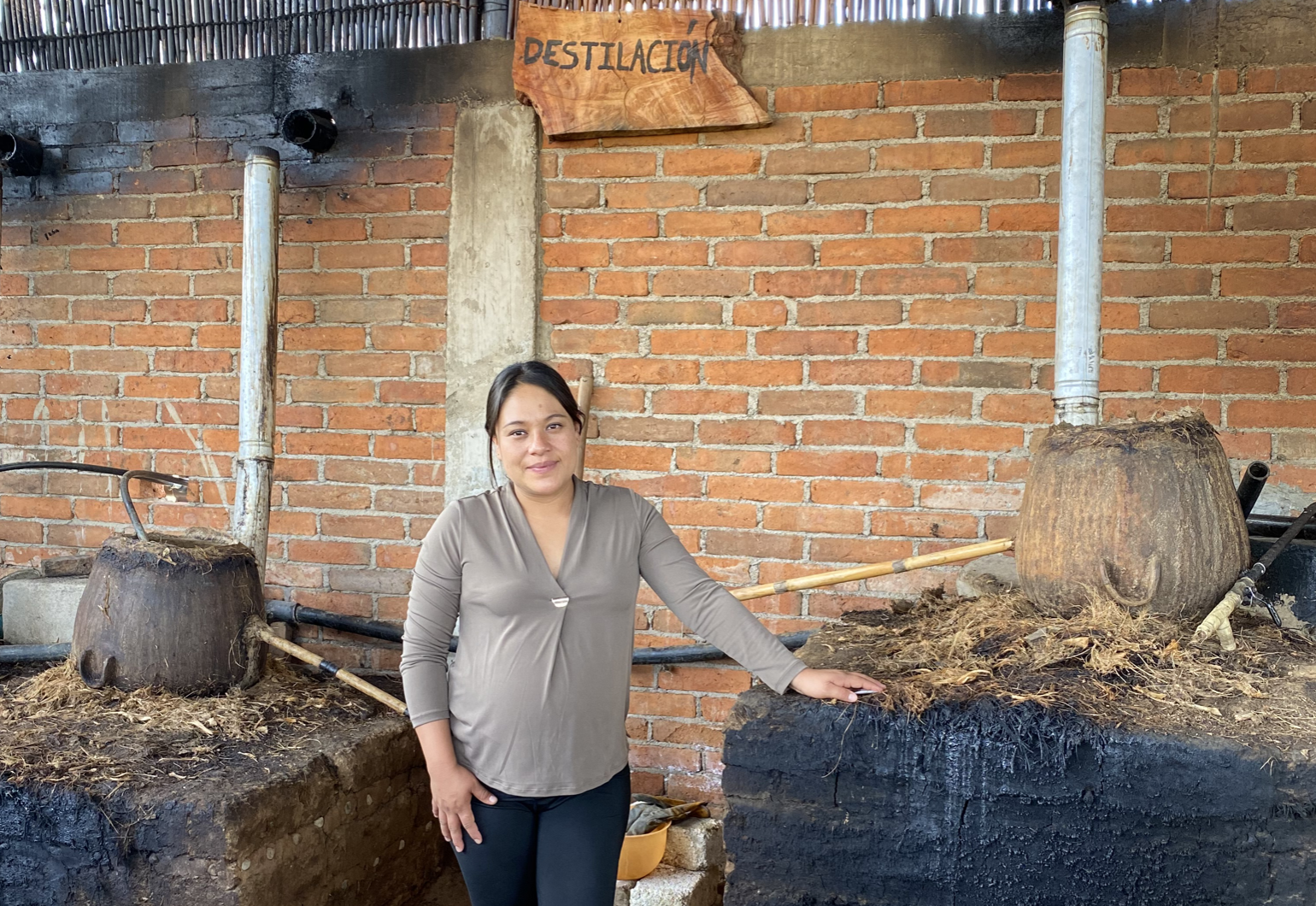 Rosario, creator of the jabalí & Tobaziche - minas mezcal