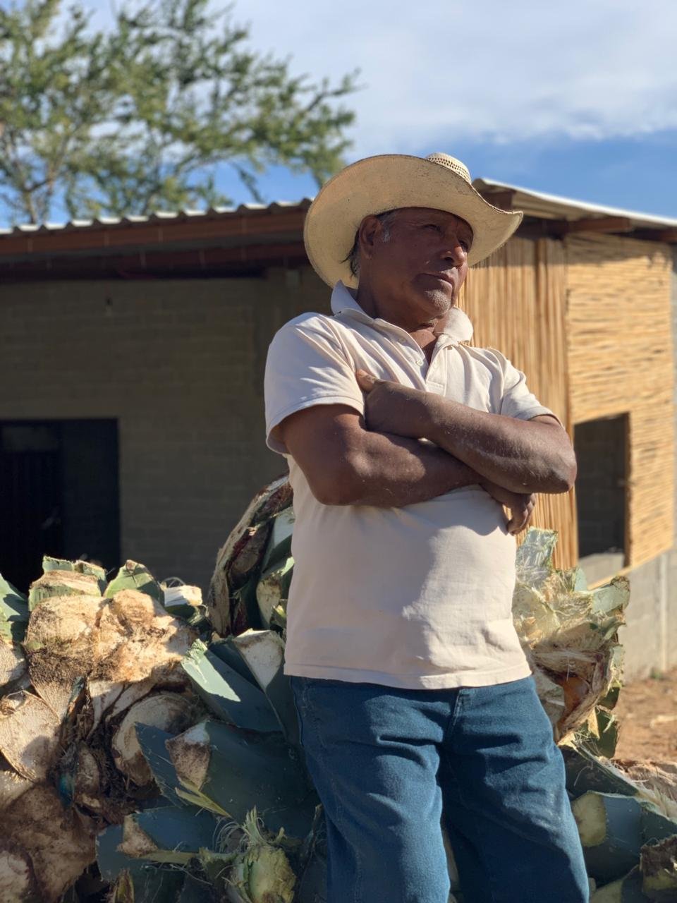 Tio Pedro & Cinco Sentidos creator of the Arroqueño - Santa Catarina Minas mezcal