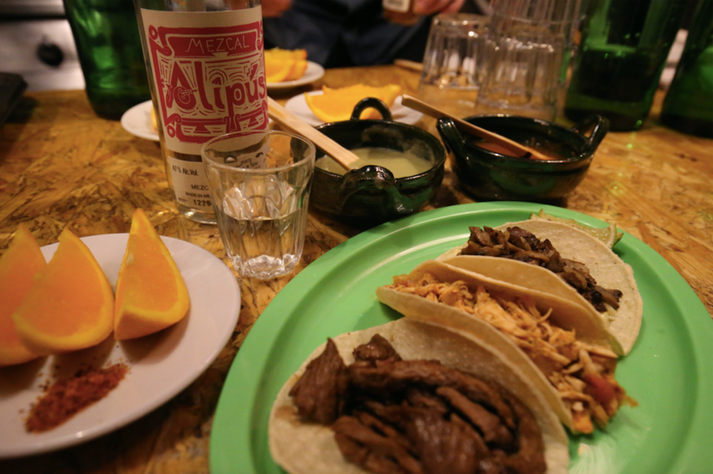 Taco and mezcal pop up in London by the Sin Gusano project