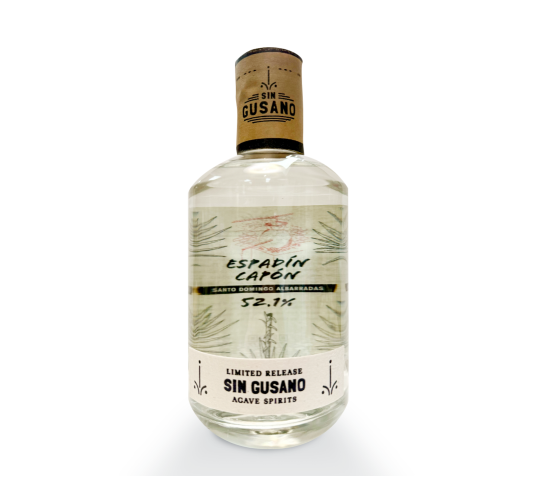 Espadin Capón limited release bottling of Mezcan by the Sin Gusano Project