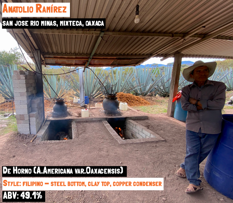 Main image for the De Horno - san jose rio minas mezcal webpage on the Sin Gusano website