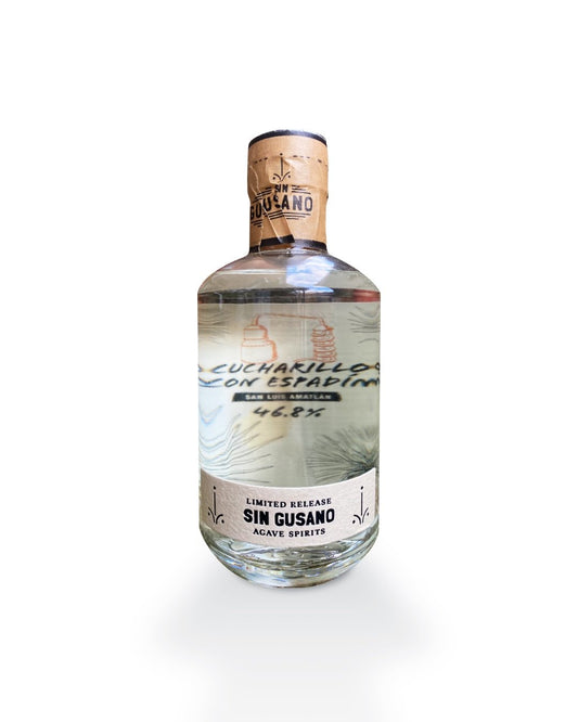 Cucharillo con Espadín - Amatlán Mezcal. Limited bottling available at Sin Gusano