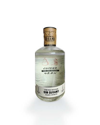 Cuishe - San Luis Amatlán Mezcal. Limited bottling only available at Sin Gusano