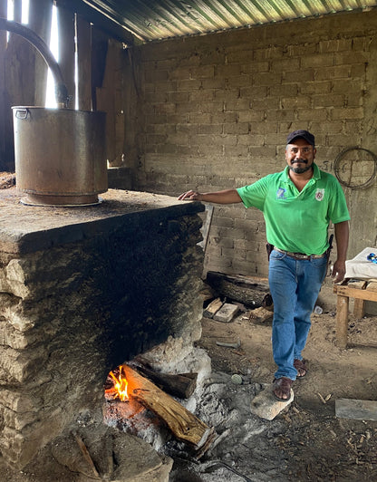 Roman creator of the Biquix - San Jose del Peñasco mezcal