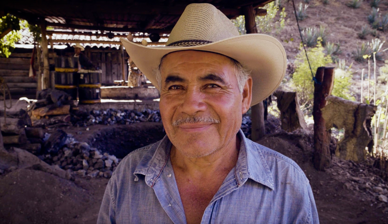 Nicolas, a mezcal producer in Mexico