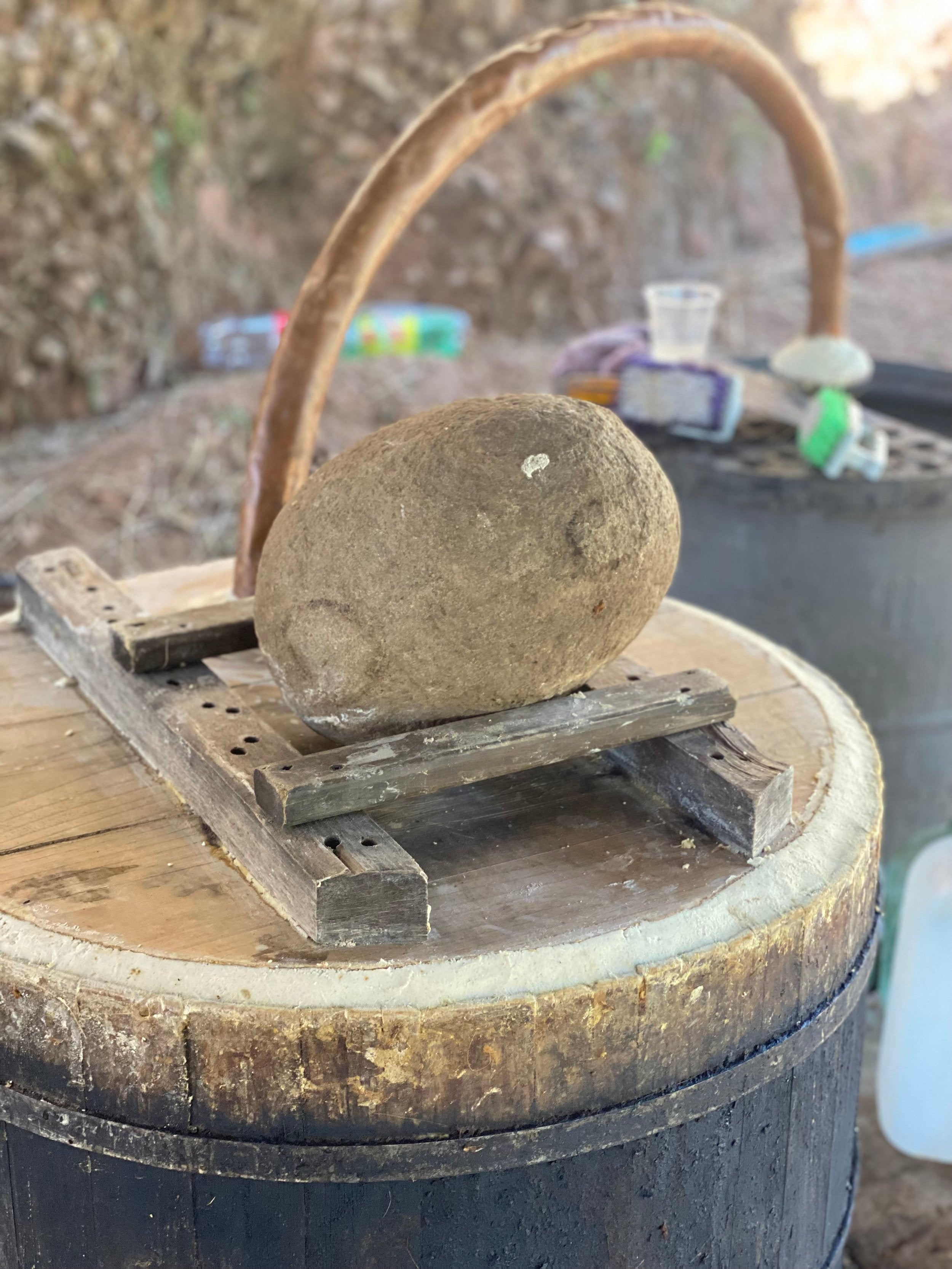 Masa sealed for mezcal