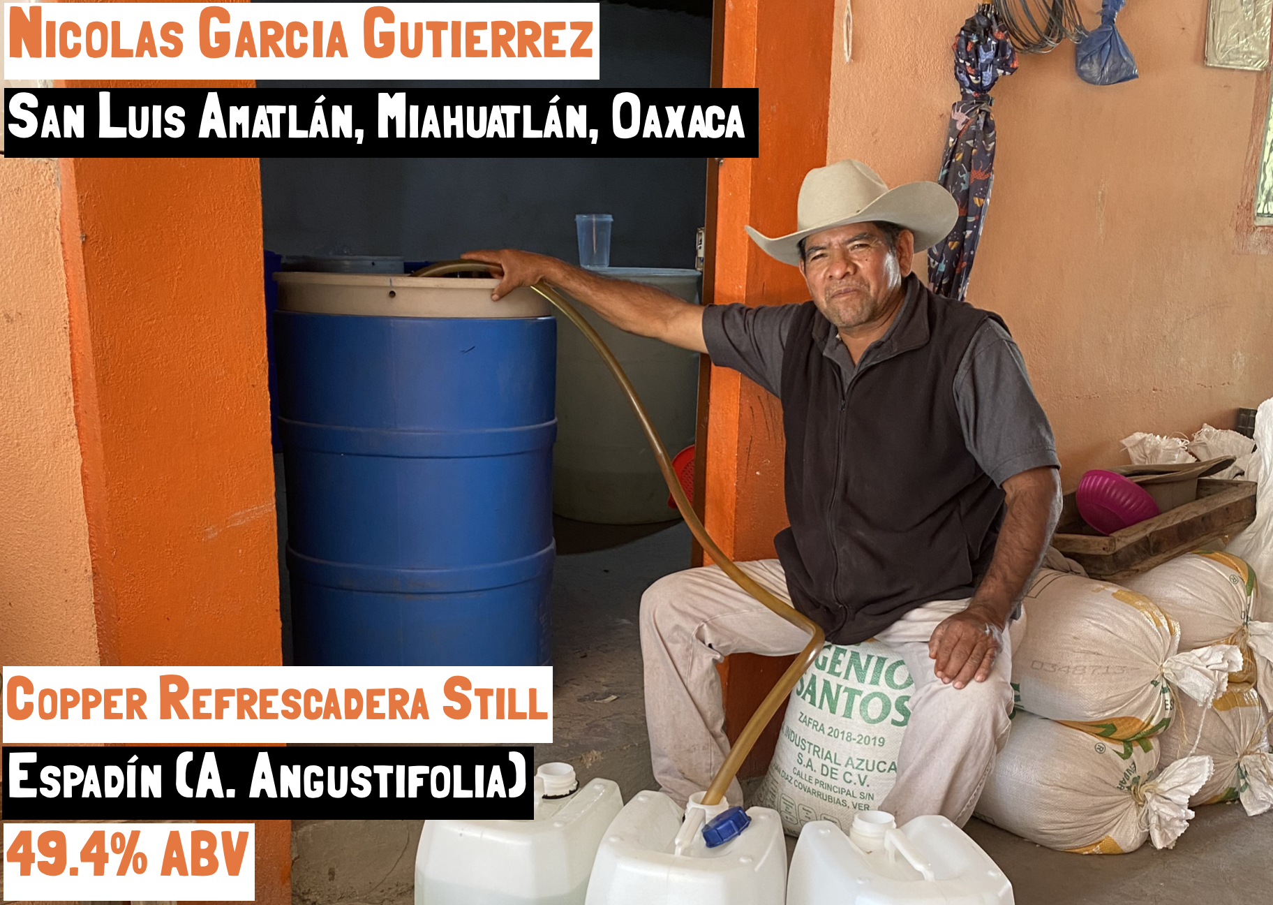 Main image for the Espadín - Amatlán mezcal page on the Sin Gusano project mezcal library