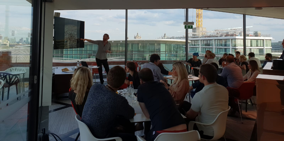 Central London private mezcal tasting over looking the river Thames