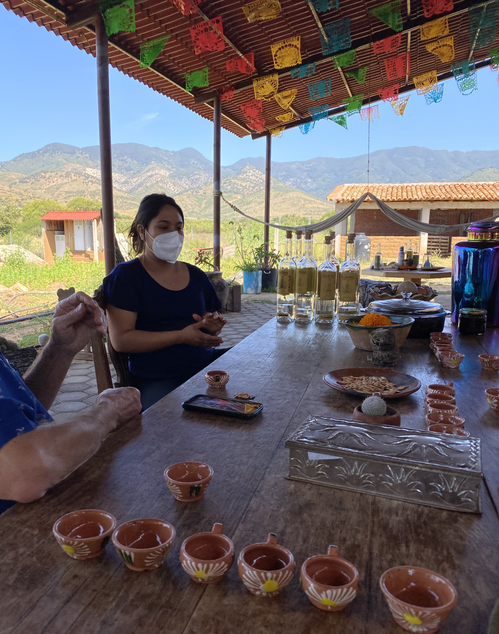 A mezcal tasting in Mexico