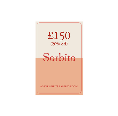 £150 Tasting card for the Sorbito agave spirit and tasting room