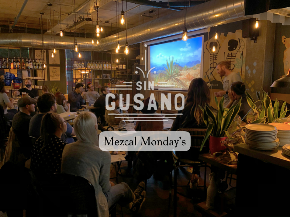 Mezcal Mondays tasting by the Sin Gusano project at Caldera in Hackney, London