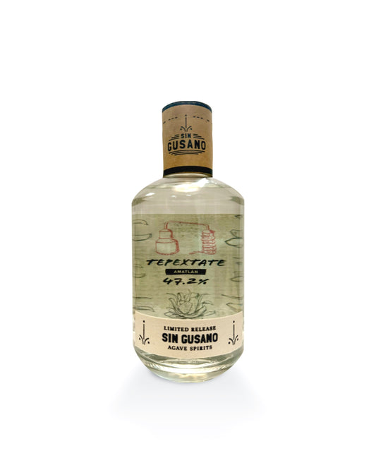 Tepextate - Amatlán Mezcal. Limited bottling available at Sin Gusano 