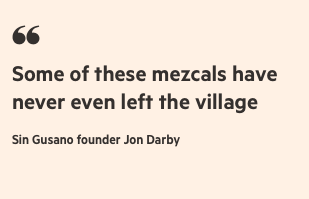 The FT's best indie booze makers article featuring the Sin Gusano project