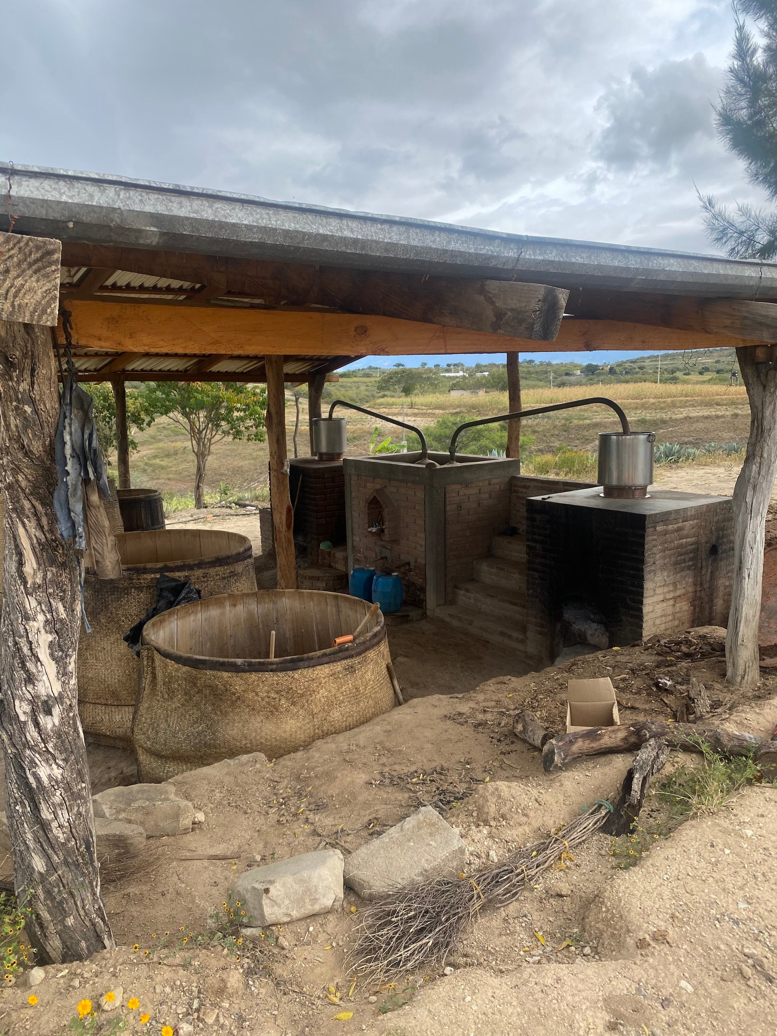 The old palenque this batch of mezcal was produced in